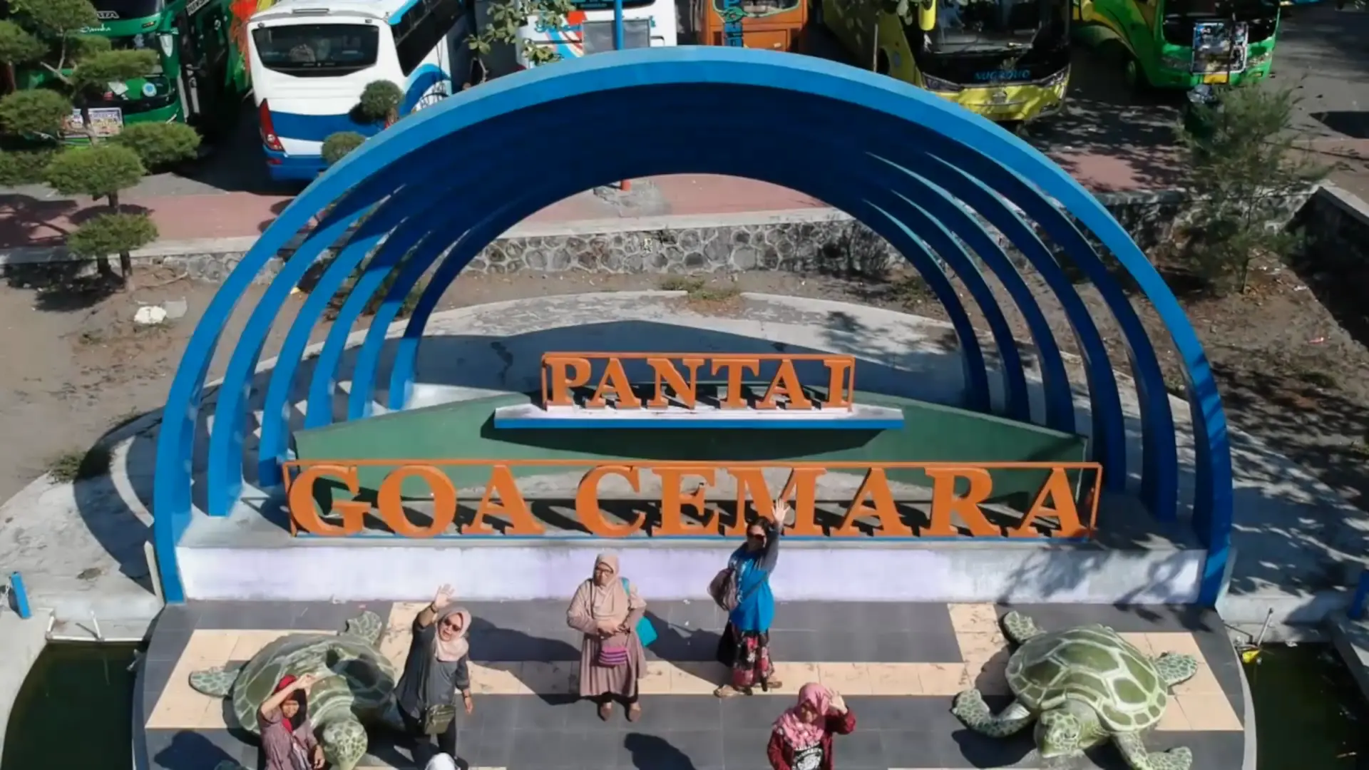 ikon pantai goa cemara